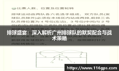 排球盛宴：深入解析广州排球队的默契配合与战术策略